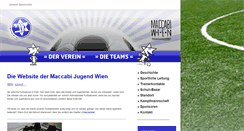 Desktop Screenshot of maccabi-jugend.at