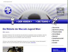 Tablet Screenshot of maccabi-jugend.at
